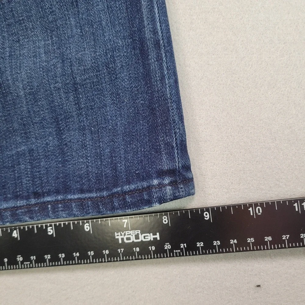 True‎ Religion Mens Geno Slim Straight Jeans Dark Wash Denim Size 33 Made in USA